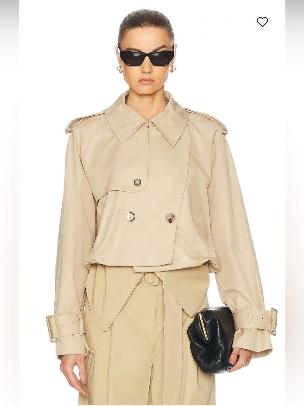 JW ANDERSON Cropped Trench Coat